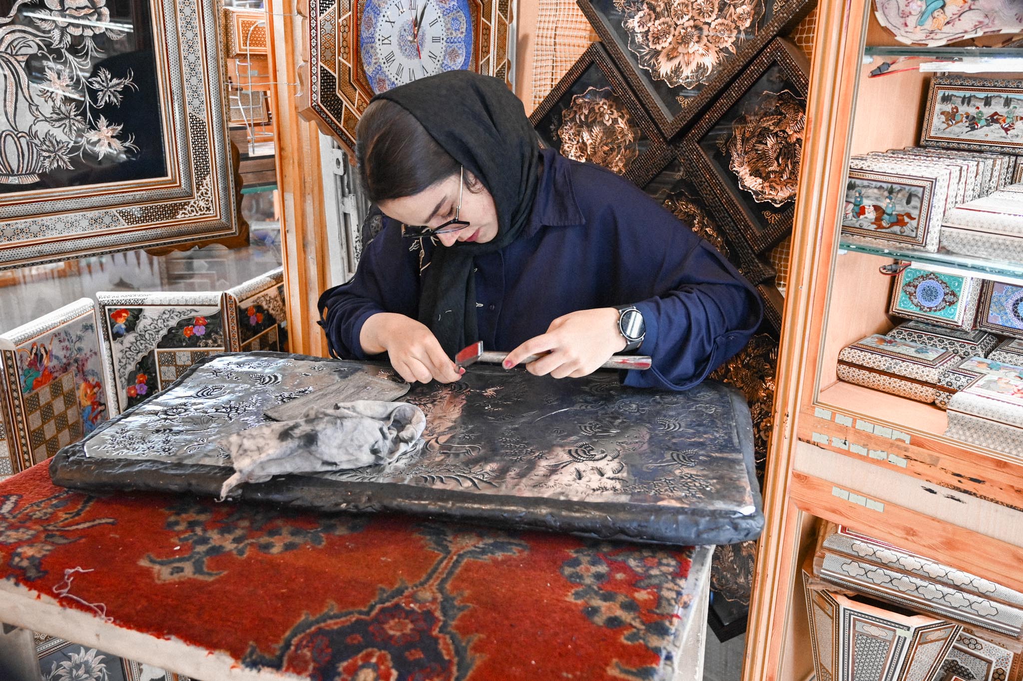 Esfahan Handwerkerin