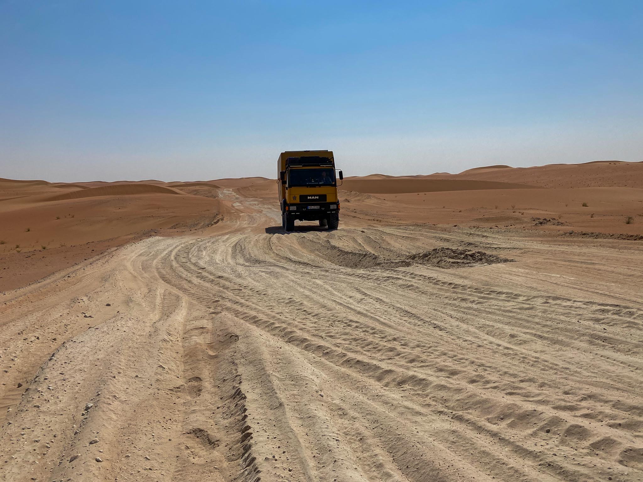 Sandpiste mit Stony